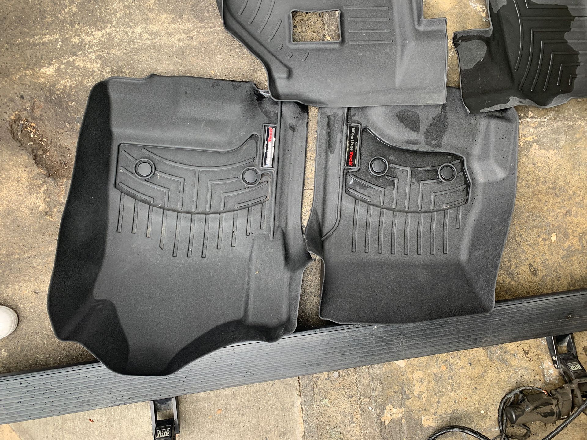 Electric Running Boards and WeatherTech mats