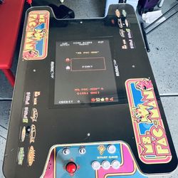 Arcade1Up Ms. Pac-Man Arcade Table – 8 Games