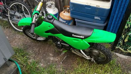 Still available 2003 Kawasaki Klx 110 protaper bar. Fmf pipe. Been offered 750. Did not take it