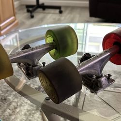 Elements Skateboard Wheels With Darkstar Trucks. 