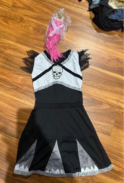 Y2k gothic cheerleader costume Monster High Halloween Cosplay