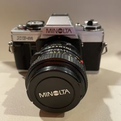 MINOLTA XG-M 35mm SLR Film Camera With MD 50mm Lens