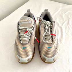 Womens Nike Air Max 720 'Airbrush' Wolf Grey Running Shoes - SIZE 7.5