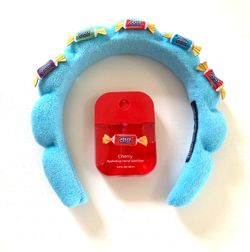 JOLLY RANCHER SPA HEADBAND WITH HAND SANITIZER / NEW