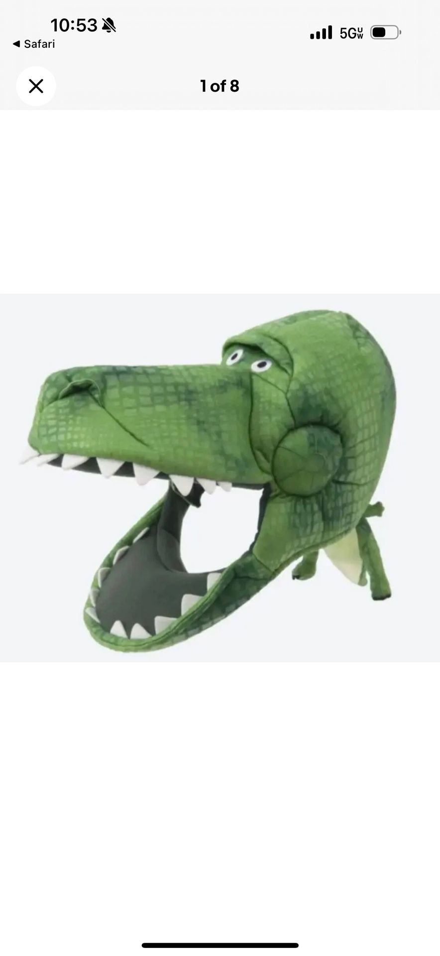 Tokyo Disney Resort Toy Story Rex fan cap 58cm