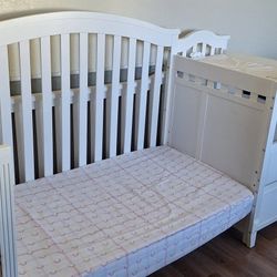 Baby Crib With Changing Station