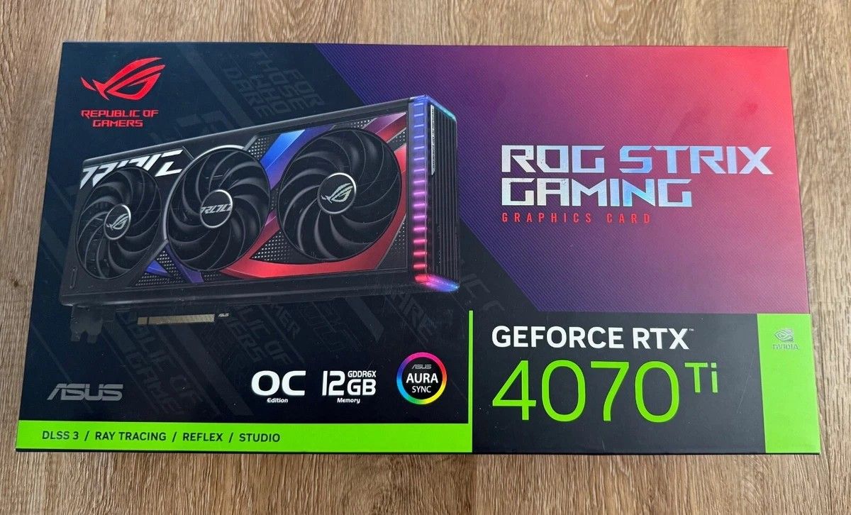 Asus GeForce RTX 4070 Ti Graphics Card