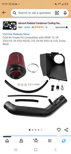 Bmw cold air intake.