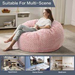 4 Foot Memory Foam Beanbag