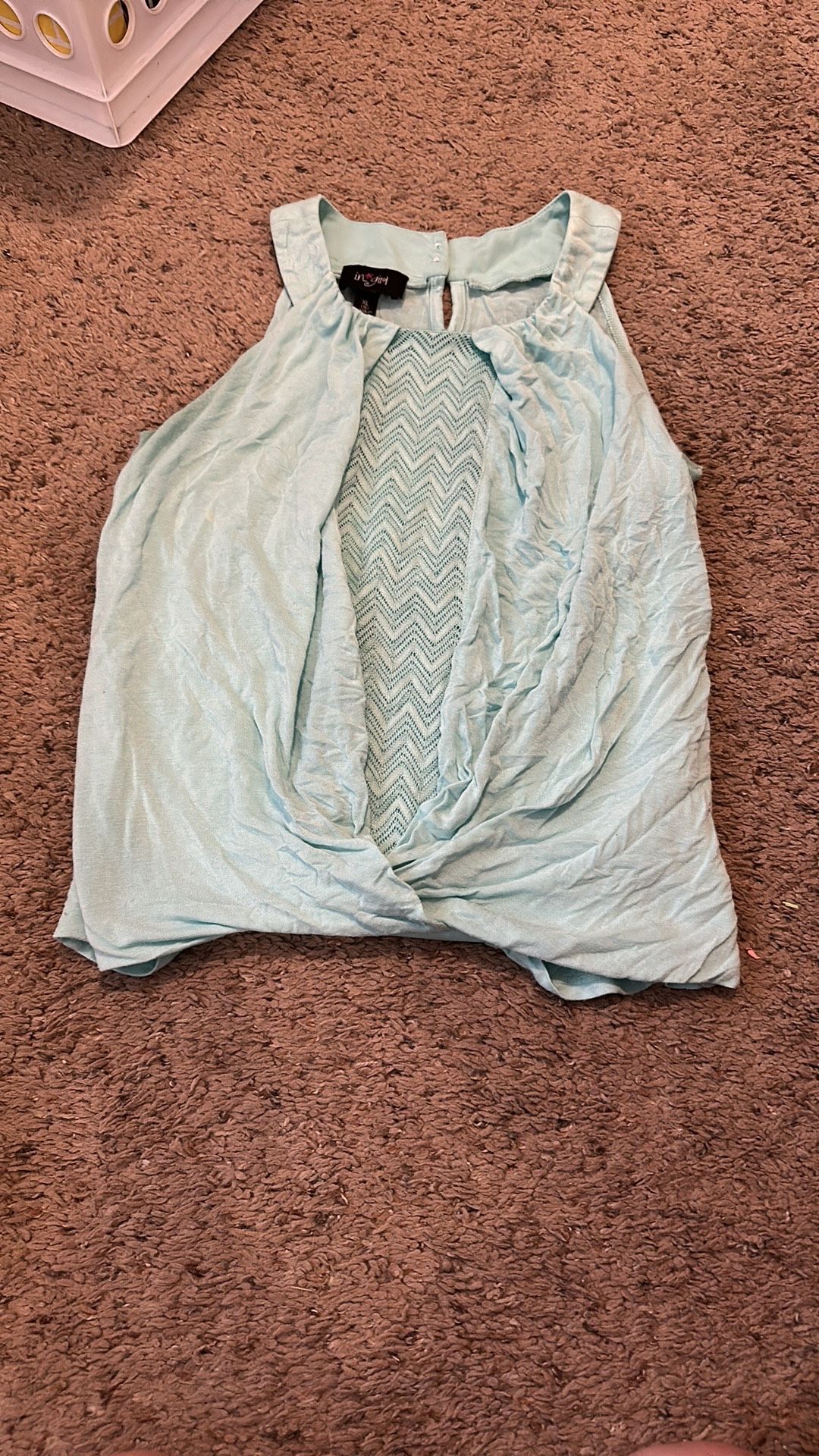 IN Girl Light Blue Tank Top