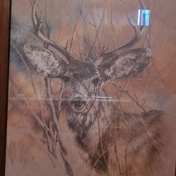 1978 "The Silent Buck" Print K. Maroon 