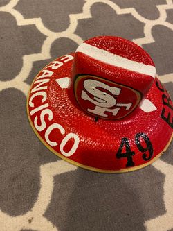 49ers straw hat
