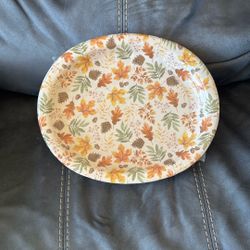 New 20 Count Fall Party Leaf Design Oval Plates Hobby Lobby Thanksgiving