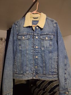 Aeropostale Sherpa-Lined Denim Jacket XL