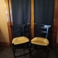 PRICE CUT!  Cafe  high back chairs  