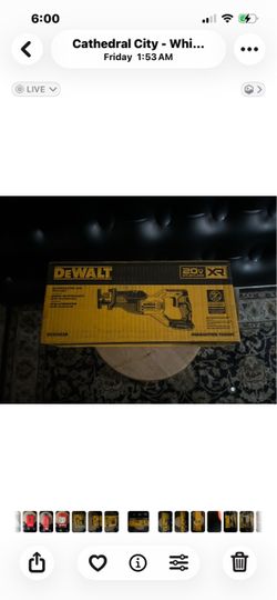 NEW DEWALT 20V MAX XR Brushless Reciprocating Saw DCS382B