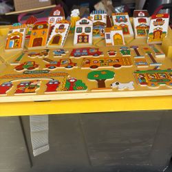 All Around The Town Wooden Puzzle