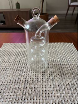 Oil and vinegar cruet bottle
