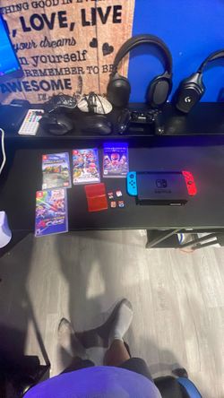 Nintendo Switch With Games 