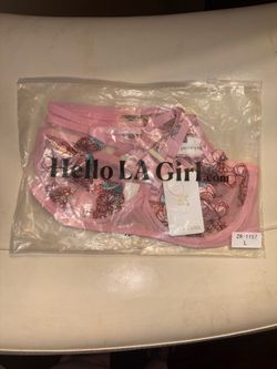 3Pk Hello LA Girl Lingerie Set