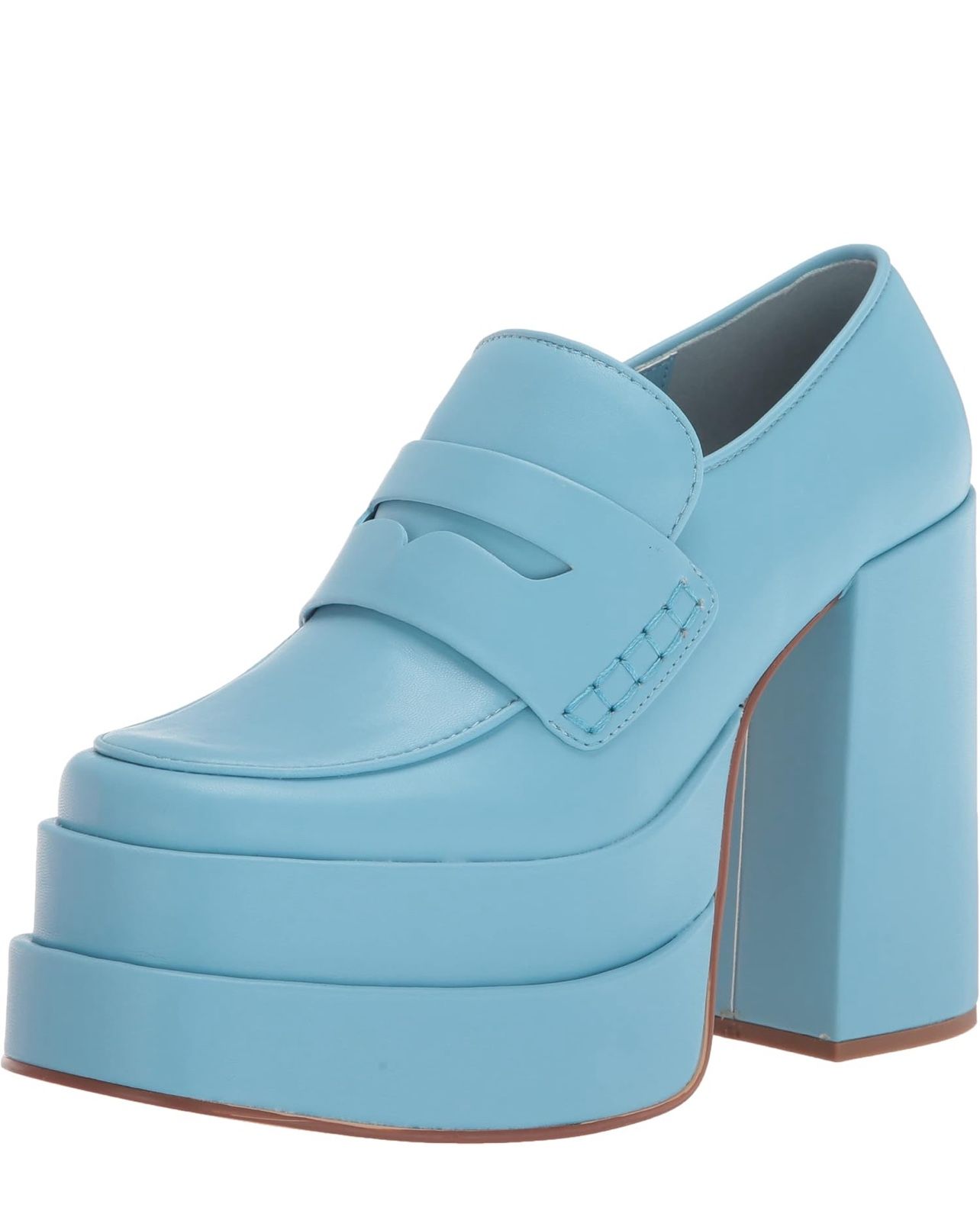 Steve Madden Catelyn Sky Blue Loafers