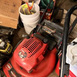 Toro gts 65 hp push mower with bag