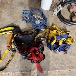  Various pieces of safety and cargo equipment. 