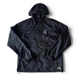 eTc Tacoma Black Camo Anorak Windbreaker Jacket