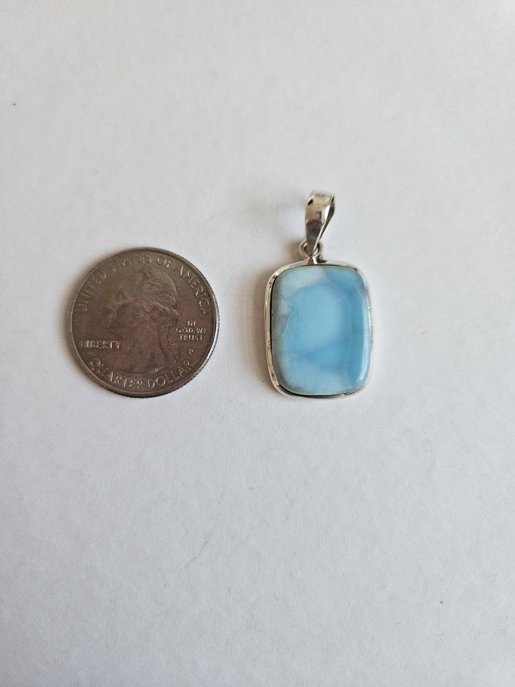 Larimar Pendant 