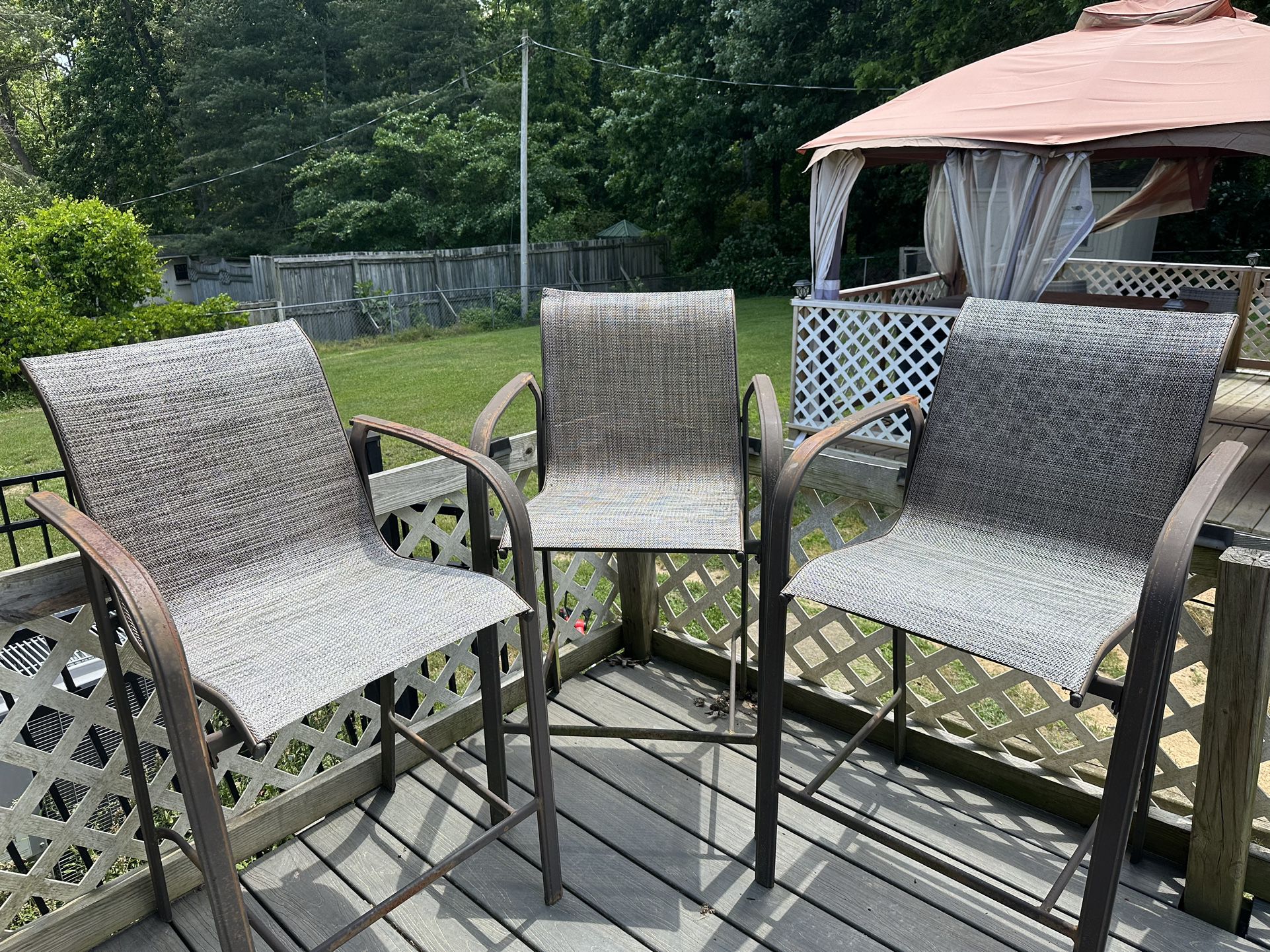 3 Outside Chairs