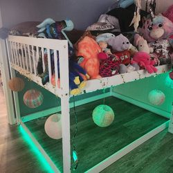 
Full size bunk beds with matching dresser