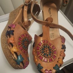 Womens mexican Wedges Size 8