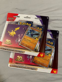 Pokemon 30th anniversary tech sticker collection