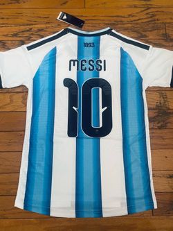 Youth or adult Argentina World Cup 2026 home jersey with Messi