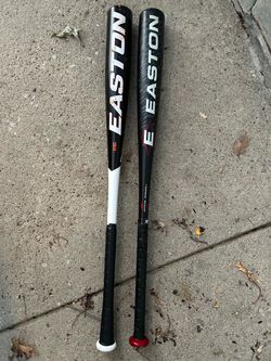 (2) EASTON BATS