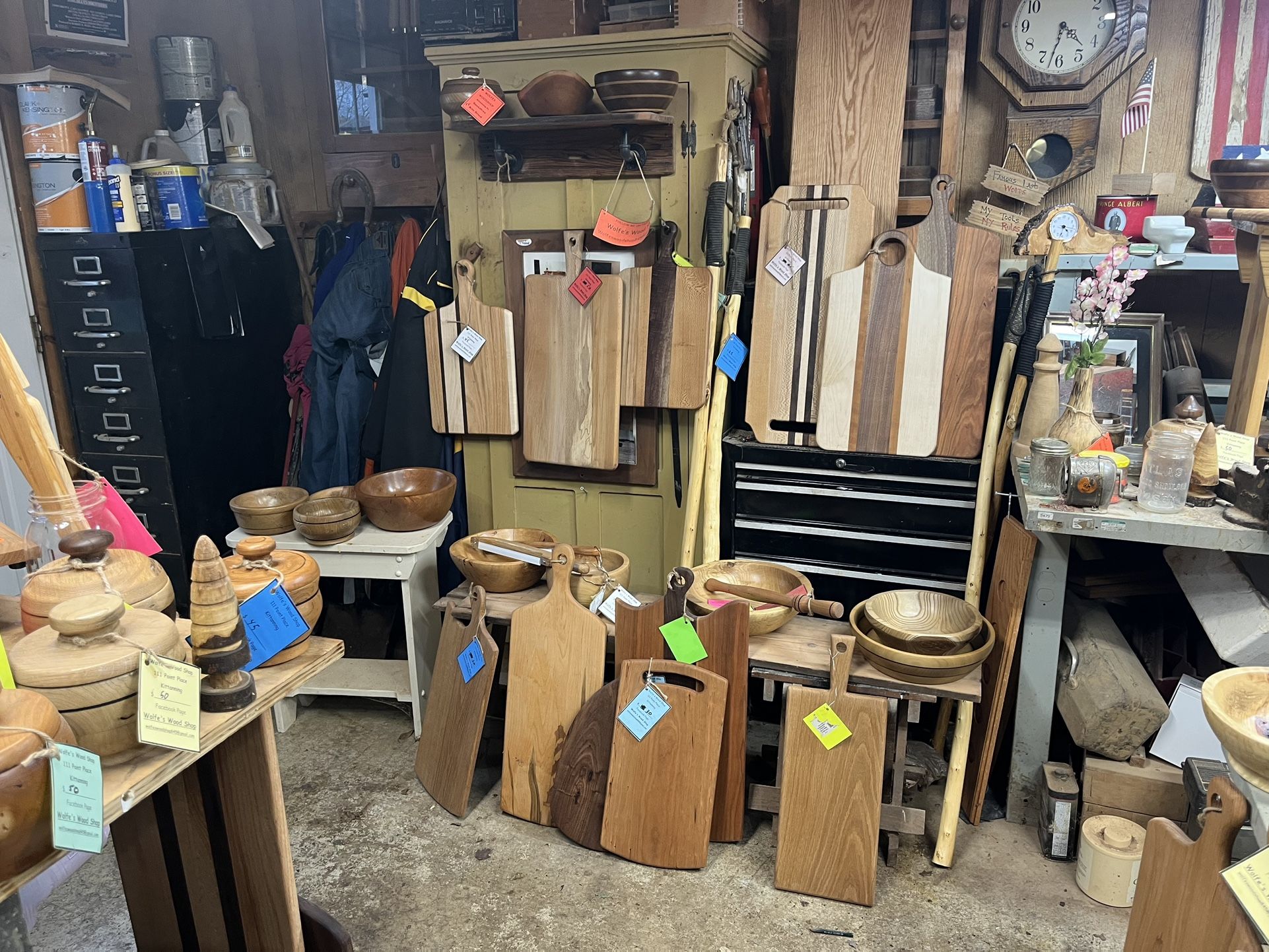 Open Sat Oct 25 -Wolfe’s Wood Shop