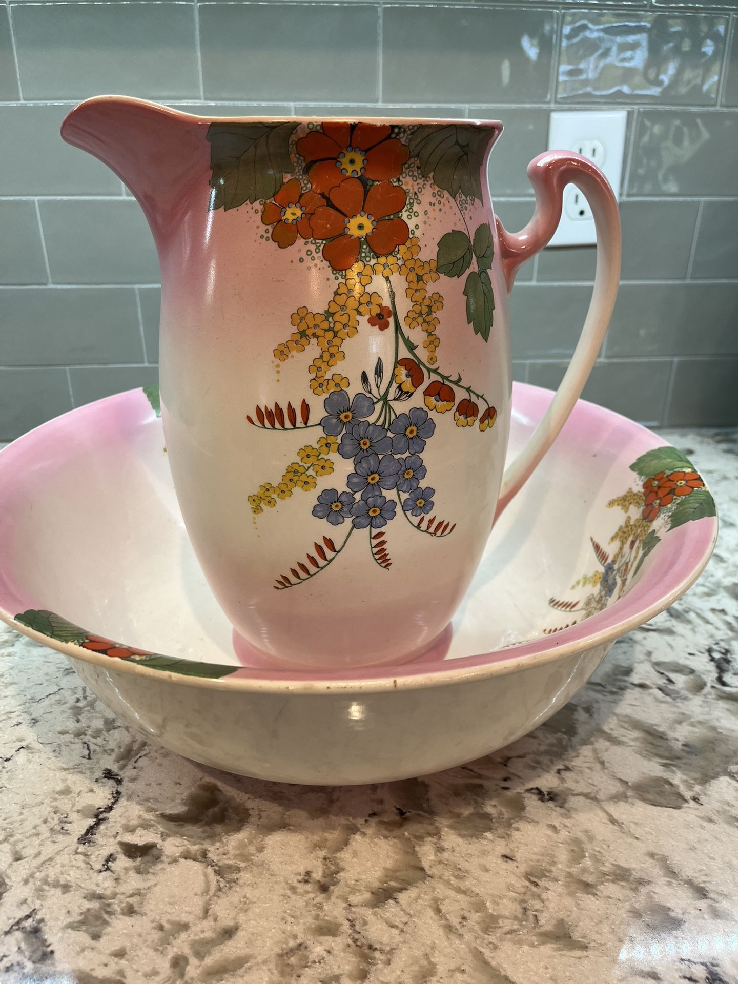 Beautiful Antique Chamber Pot