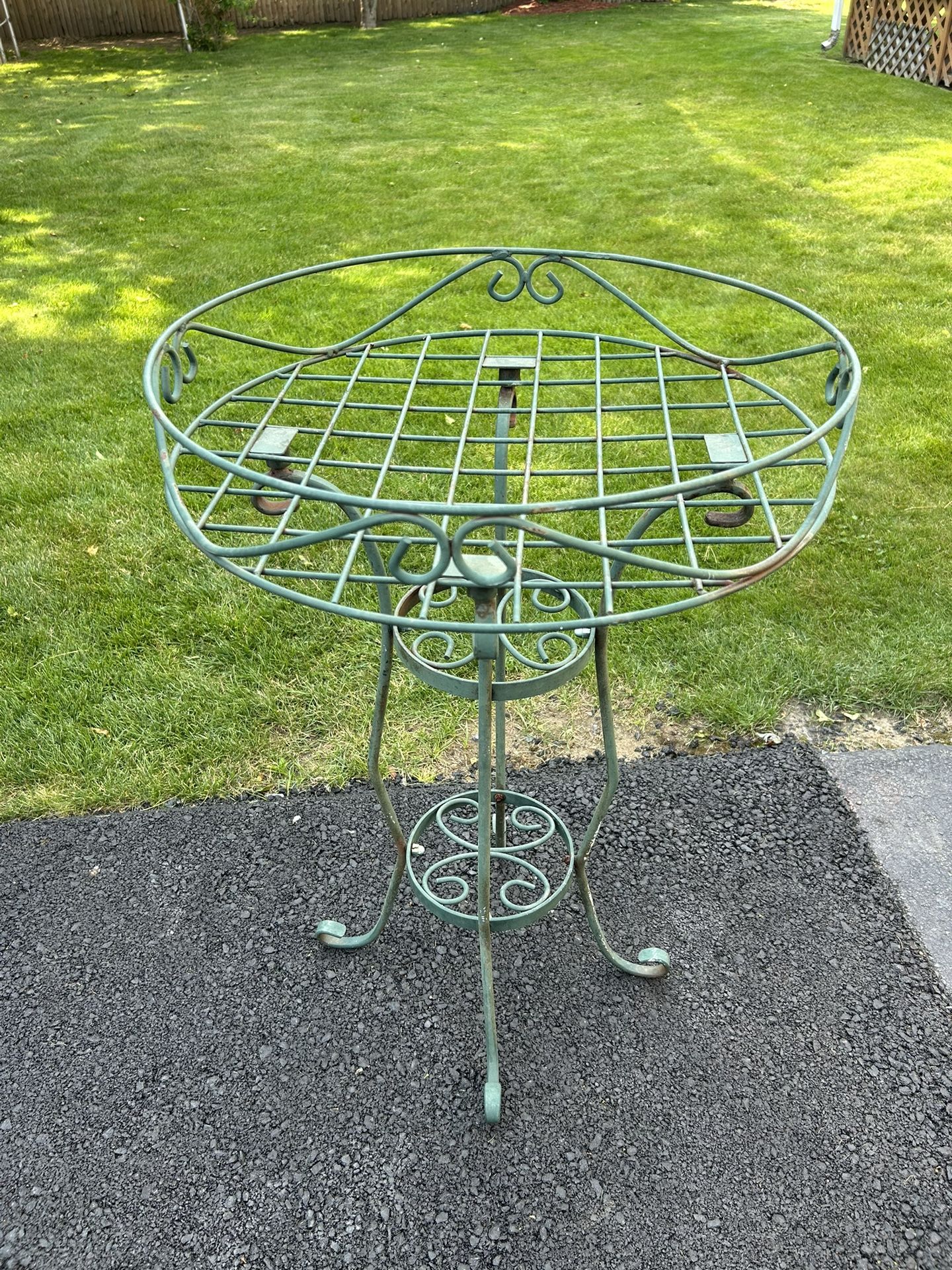 Vintage Wrought Iron Table