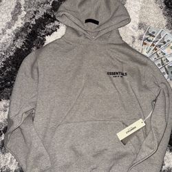 Gray Oatmeal Essentials Hoodie