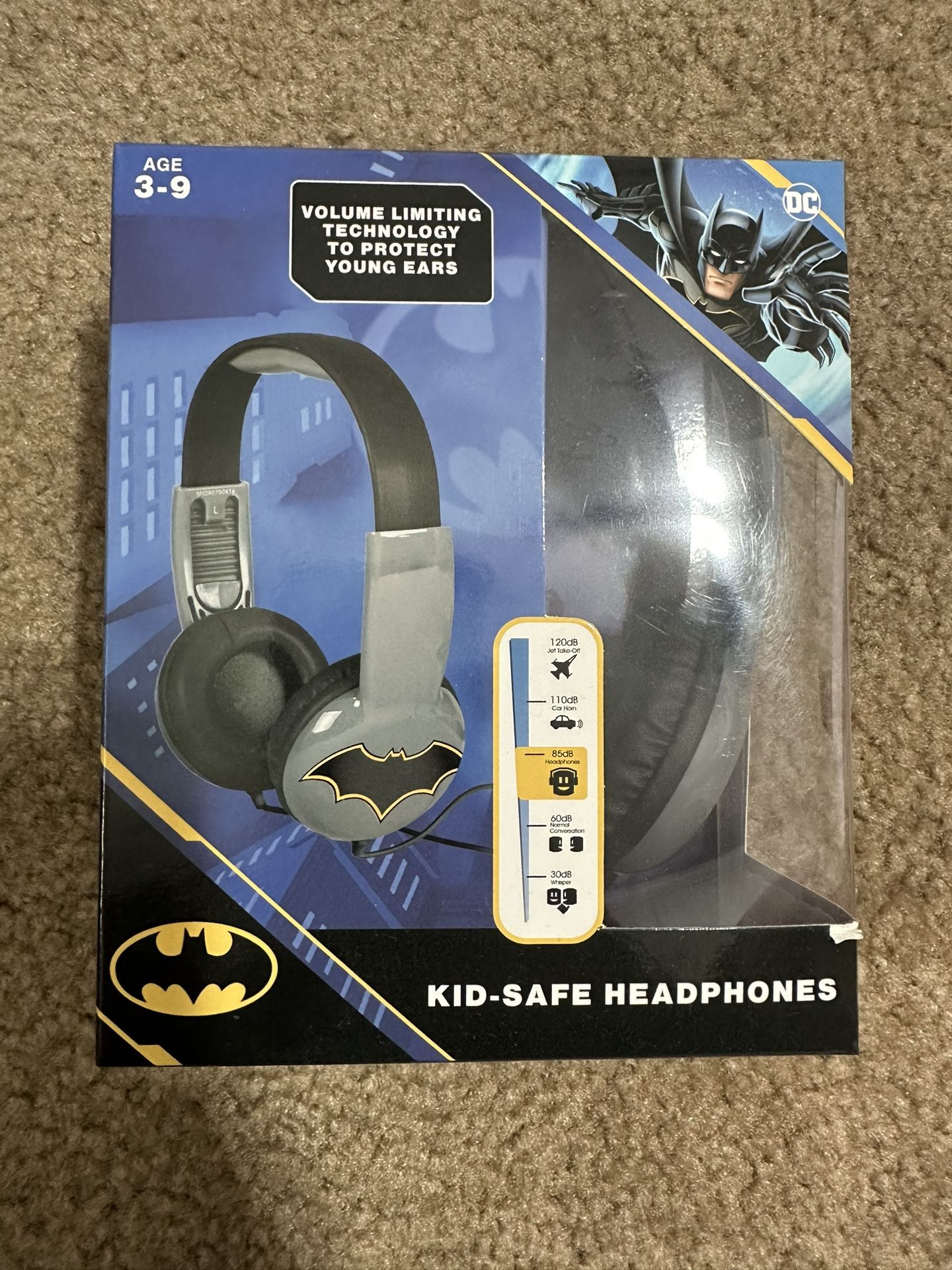 Bat Man Kids Headphones