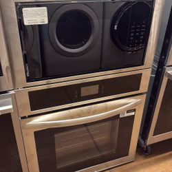 Frigidaire 27” microwave and wall oven combo
