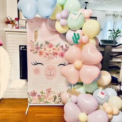 Llama Birthday Balloons 