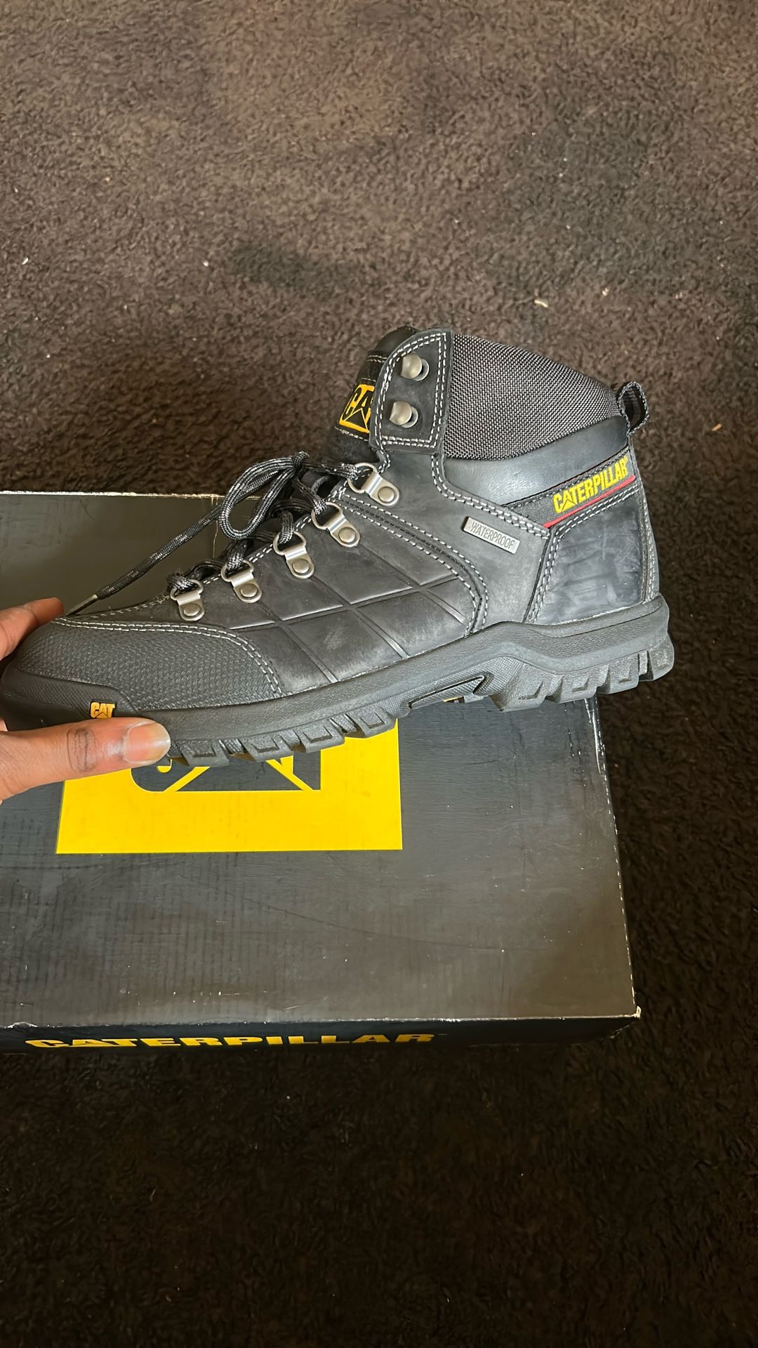 Caterpillar Work Boots Black