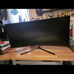 Viotek - GNV34DB 34-Inch Ultrawide Curved UWQHD 100Hz 1440p Gaming Monitor