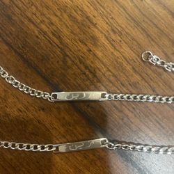 Arabic Names Bracelets And Medal 