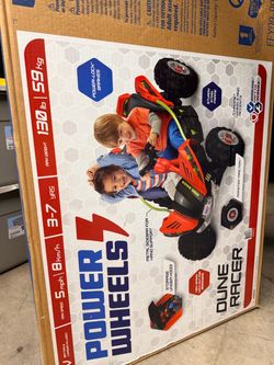 Fisher-Price Power Wheels Dune Racer 12V 2-Seater + Battery & Charger