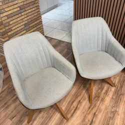 Swivel Chairs Set Of Two