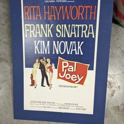 Original Frank Sinatra Movie Display 
