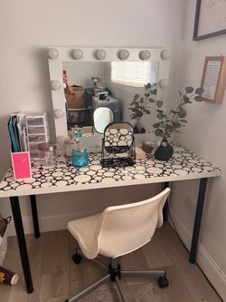 Desk and vanity used