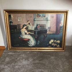 28 X 40 Painting Ditlef’s Duet